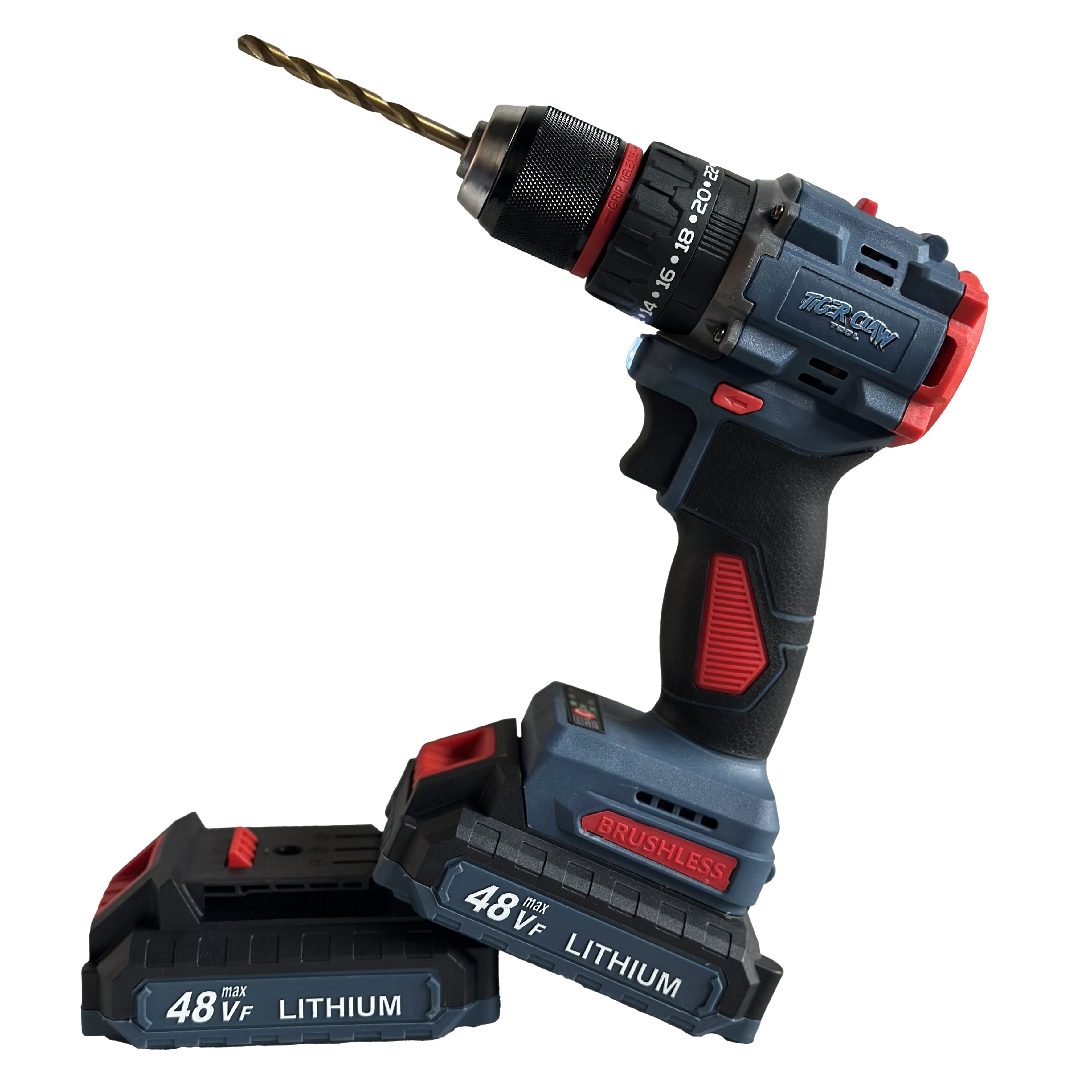 ⭐Tiger Claw Tool⭐ Japanese technology 48V electric drill, impact drill, brushless electric screwdriver, impact drill, screwdriver, power tool