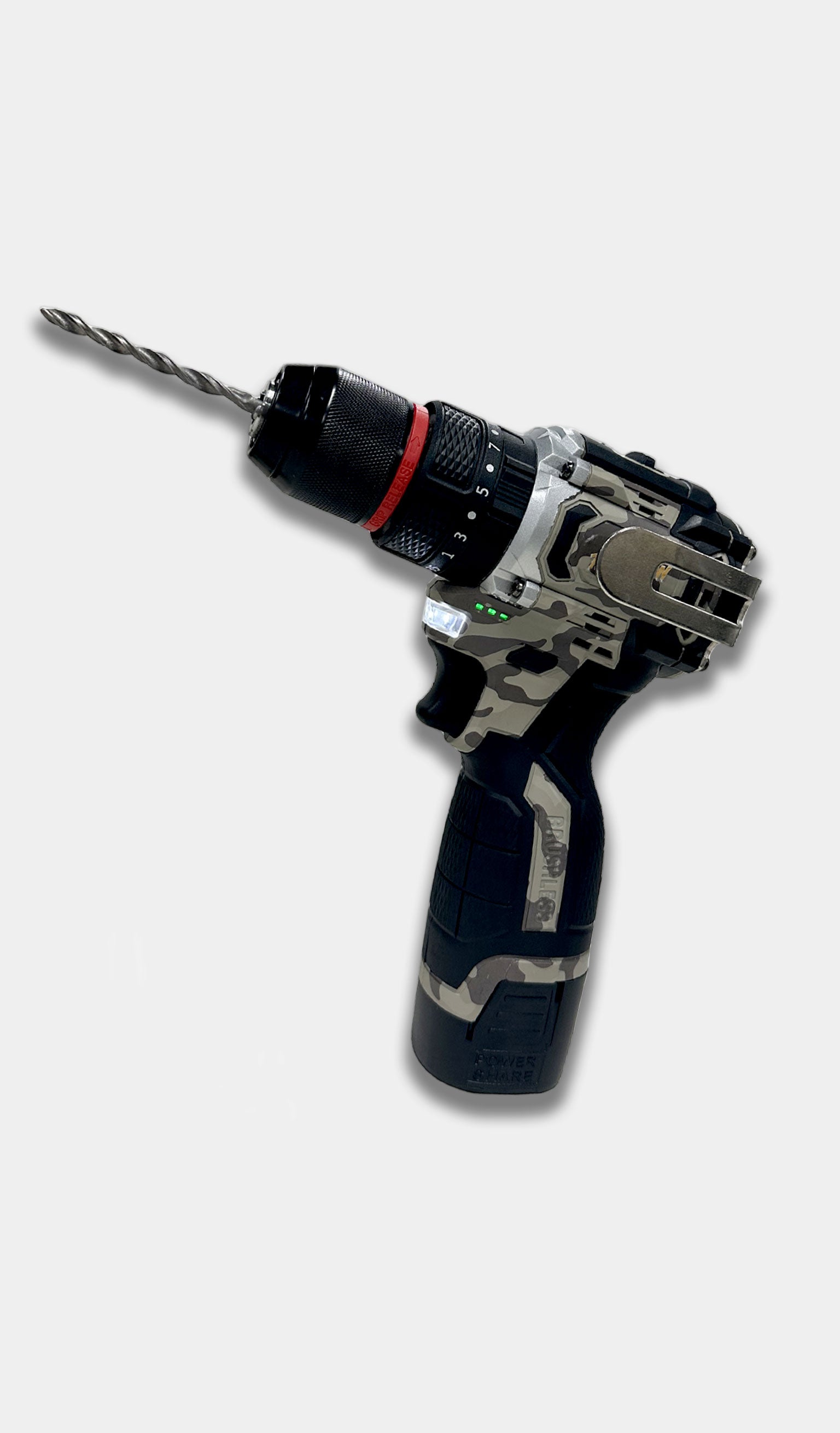 Camouflage tape impact drill