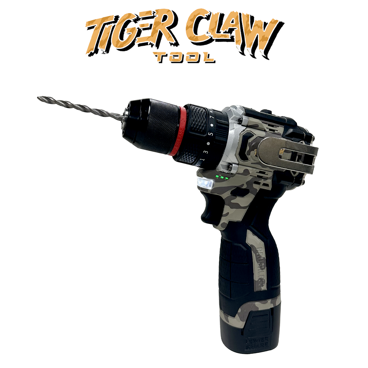 Camouflage tape impact drill